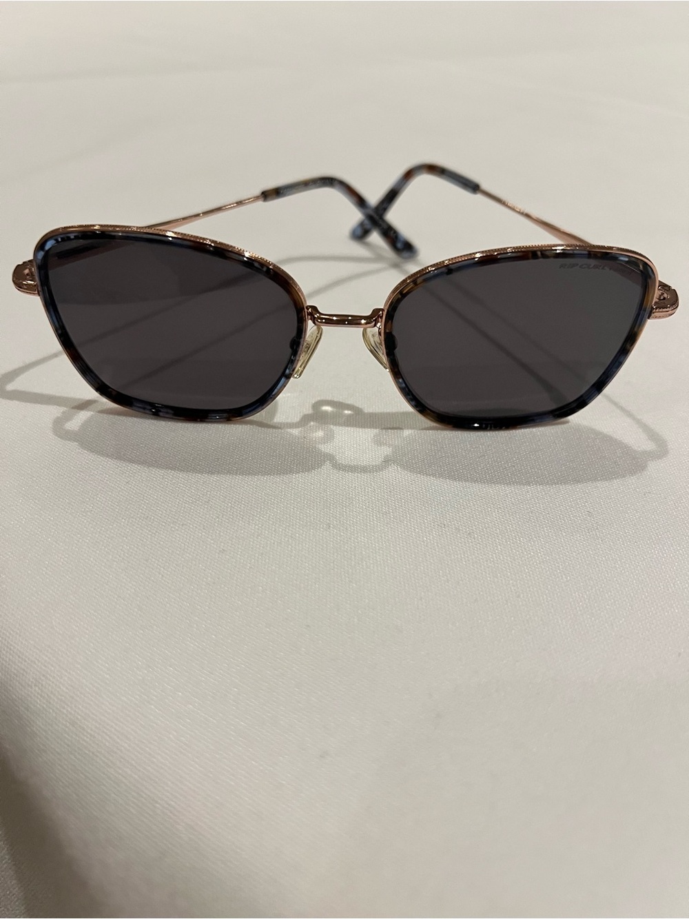 Rip Curl Tortoiseshell Frame Sunglasses with Black Lenses